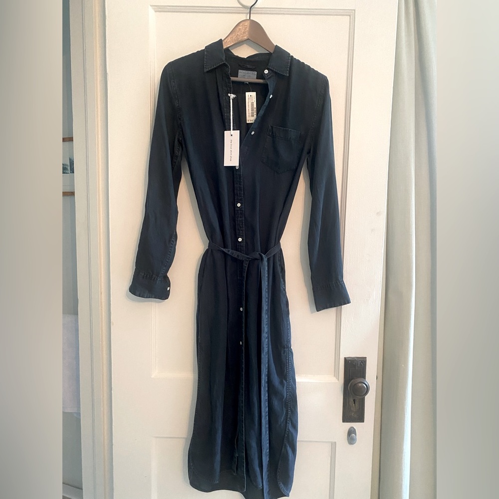 Brand new The Blue Shirt Shop denim shirt dress with pockets - size XS